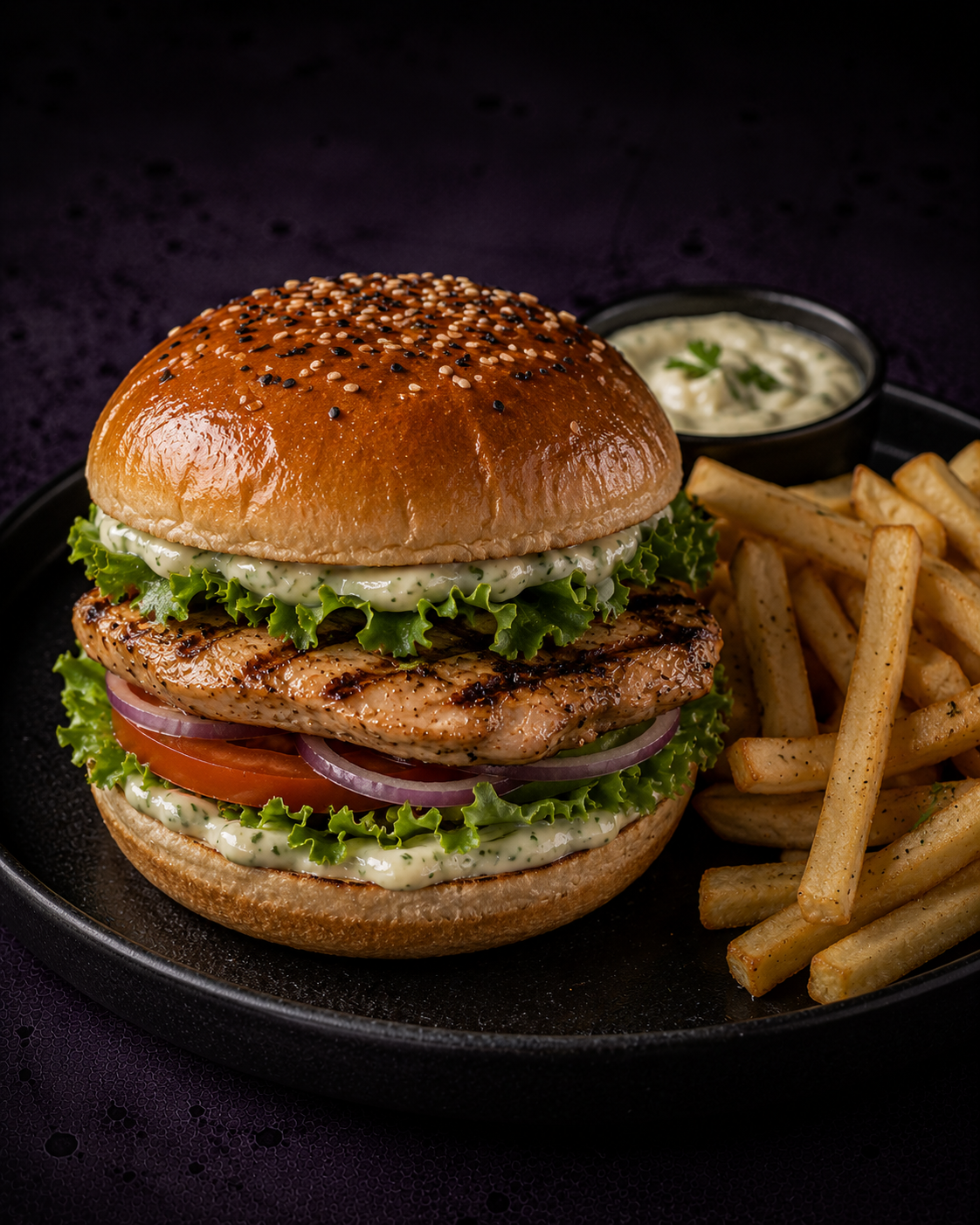 Grilled Chicken Burger